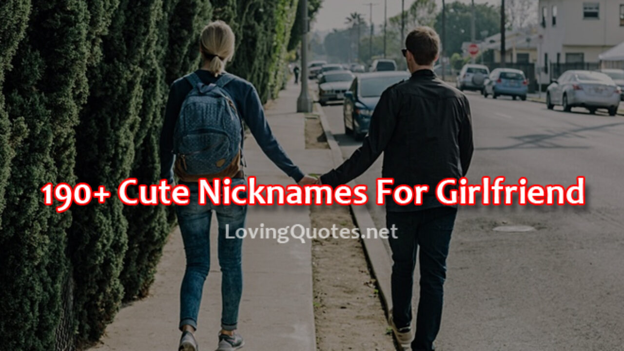 Nicknames for loved ones